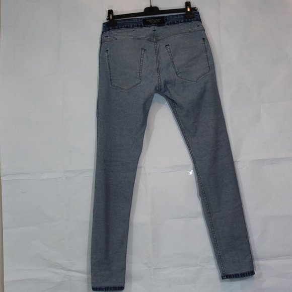 Philipp Plein Jeans blue mid-rise skinny men made in Italy Size 30 - Picture 8 of 15